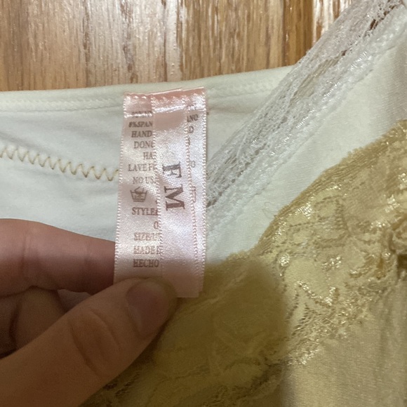 FM Tank top tan and white - Picture 3 of 5